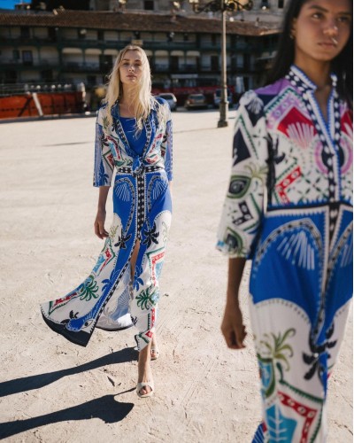 FALDA LARGA ABERTURA ESTAMP EGIPCIO