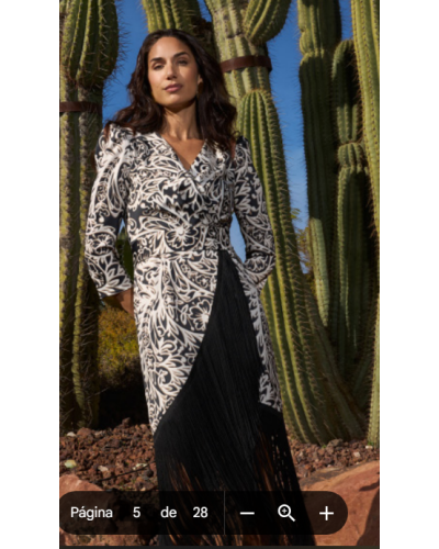 6DAMIRA VESTIDO MIDI FLECOS