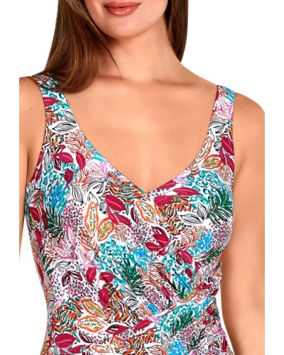 BAÑADOR SRA ESTAMPADO FRUNCIDO LATERAL