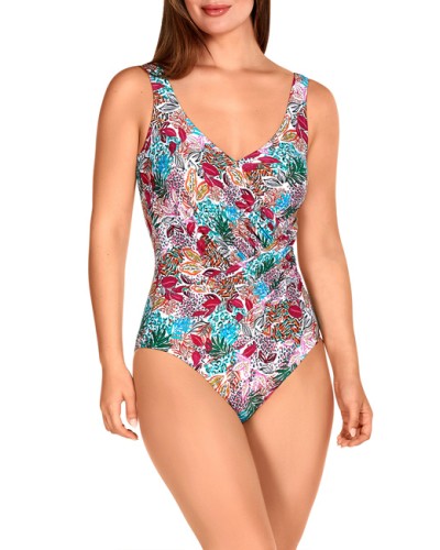 BAÑADOR SRA ESTAMPADO FRUNCIDO LATERAL