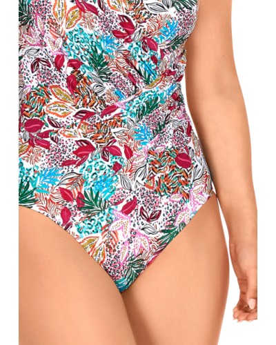 BAÑADOR SRA ESTAMPADO FRUNCIDO LATERAL